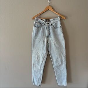 VINTAGE 90s EXPRESS Women’s‎ High Waisted Tapered Mom Jean Light Wash Size 7/8